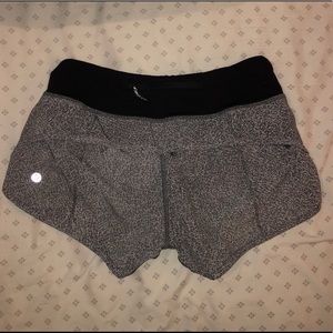 Patterned Lululemon Speed Up Shorts
